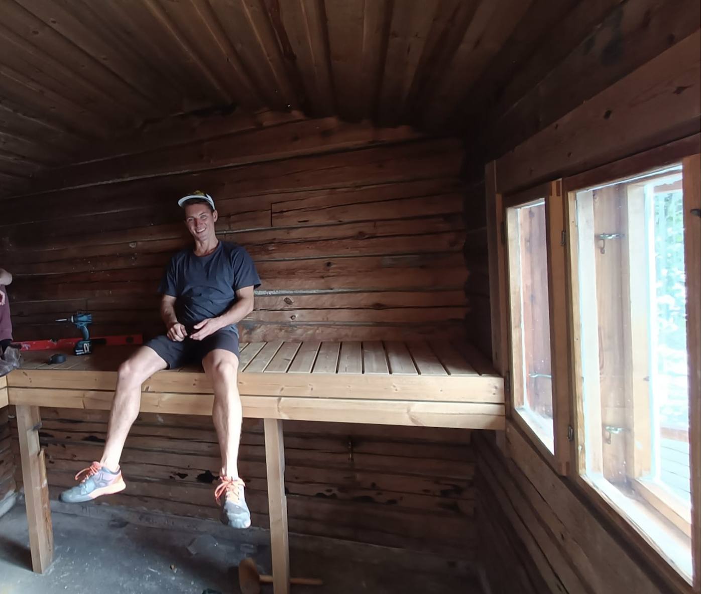 Finnish sauna construction showing correct timber framing, bench layout and ventilation — the building standard this Australian sauna guide is based on